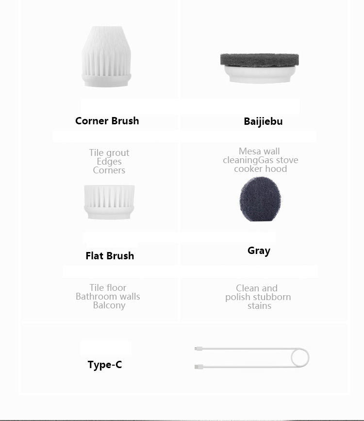 Cordless Electric Cleaning Scrubber