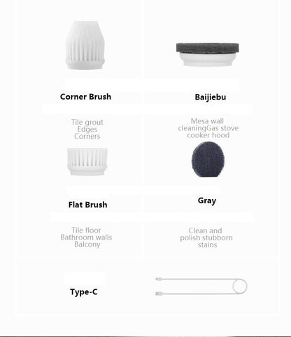 Cordless Electric Cleaning Scrubber